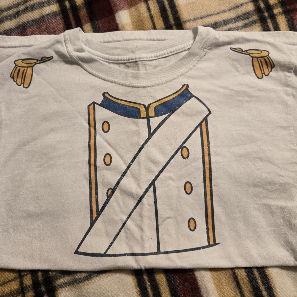 (2) Prince Charming Kids White Graphic Tee